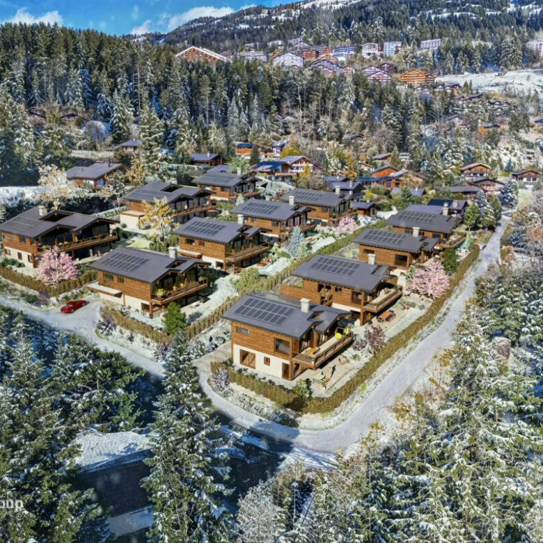 High-end chalet with private garden