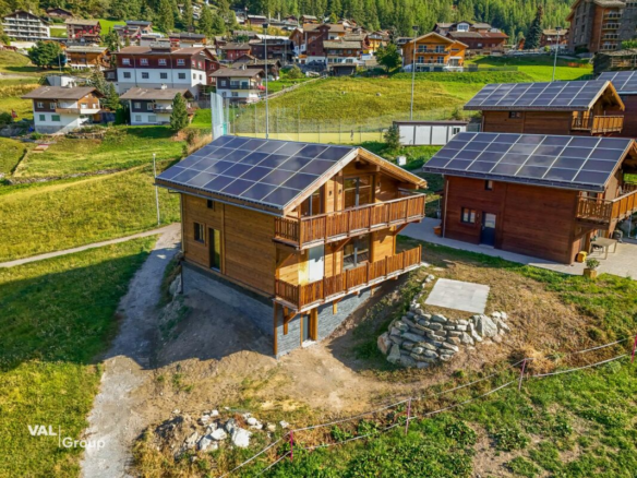Das letzte Chalet: Neubau mit Zweitwohnsitz in Grächen