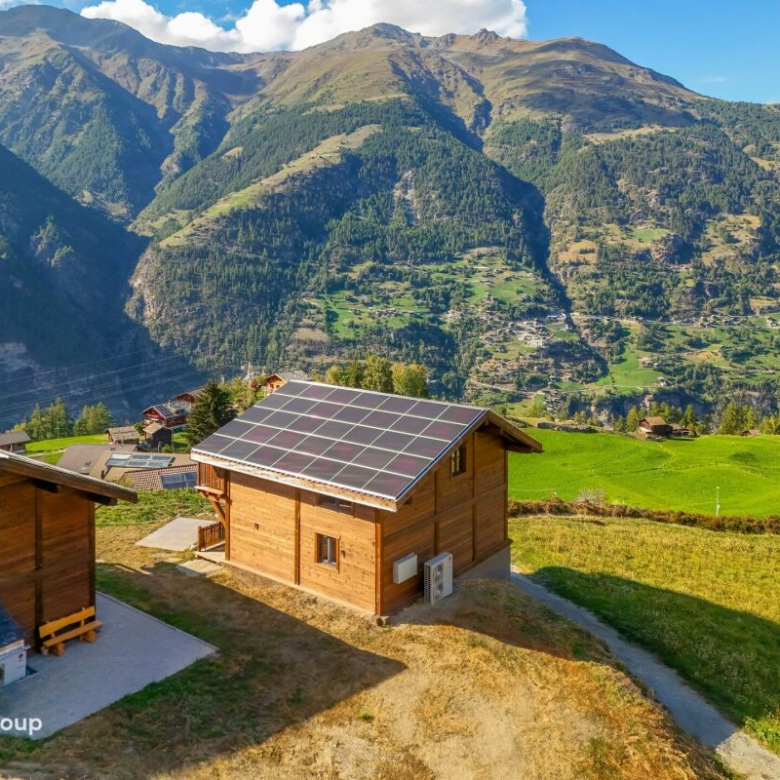 Das letzte Chalet: Neubau mit Zweitwohnsitz in Grächen