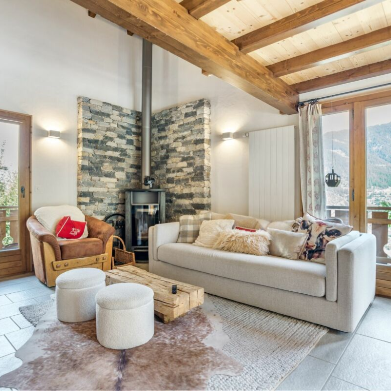 Aussicht, Komfort und Wohlbefinden! Prächtiges möbliertes Chalet in La Tzoumaz