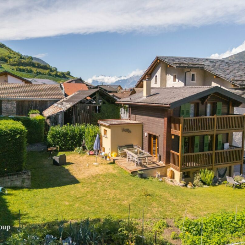 Charmant petit chalet avec un grand jardin, en plein cœur du village