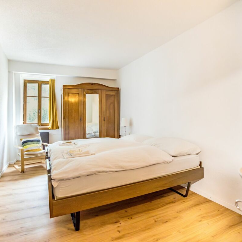 Former hotel with exceptional potential, enjoying a dreamlike panoramic location in Lötschental