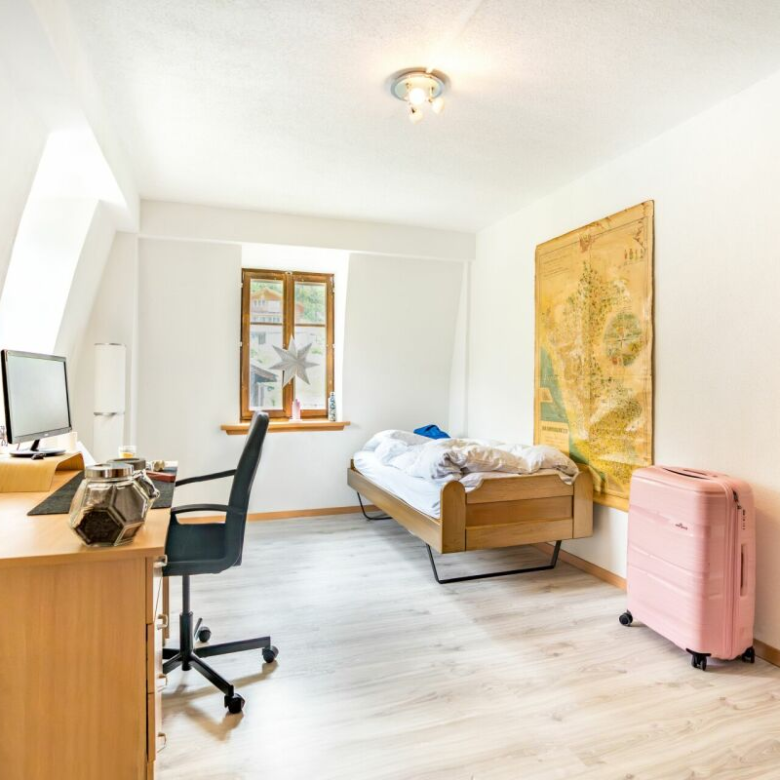 Former hotel with exceptional potential, enjoying a dreamlike panoramic location in Lötschental