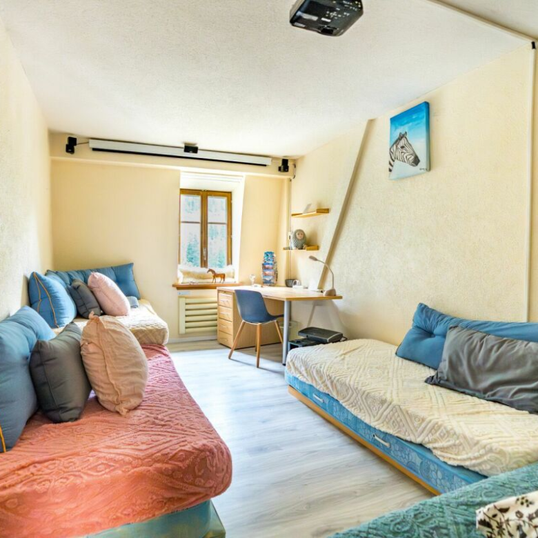 Former hotel with exceptional potential, enjoying a dreamlike panoramic location in Lötschental
