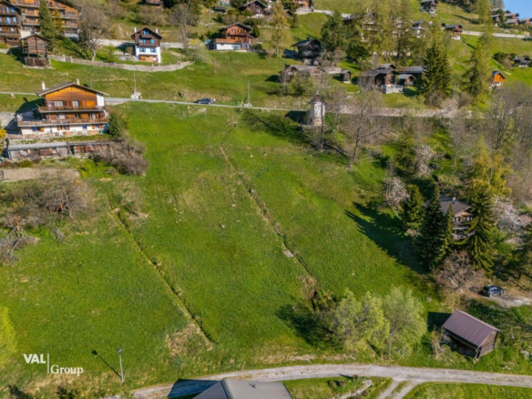 Wunderschönes Bauland am Eingang von Grimentz, strategische Lage und aussergewöhnliches Potenzial