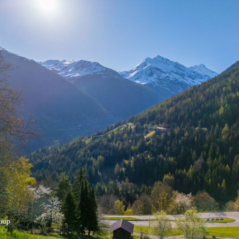 Superb building land at the entrance to Grimentz, strategic location and exceptional potential
