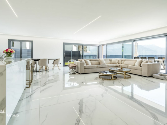 Prestigevilla in Savièse mit Blick auf das Rhônetal
