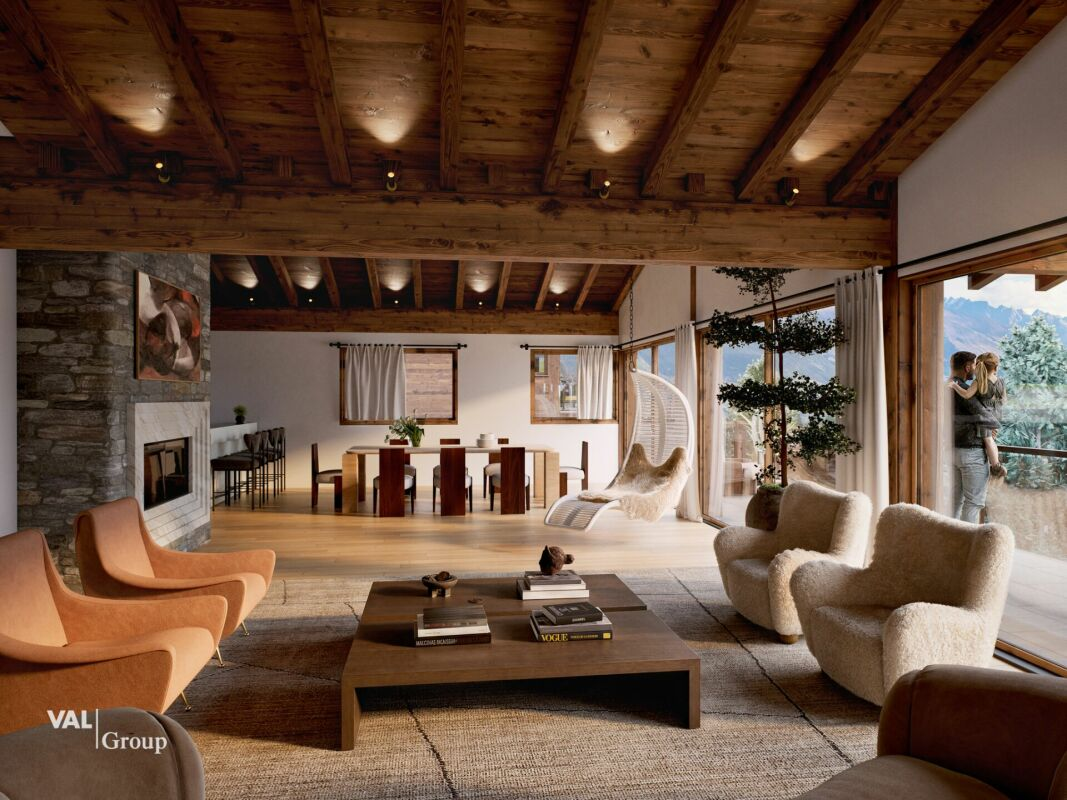High-end chalet with private garden