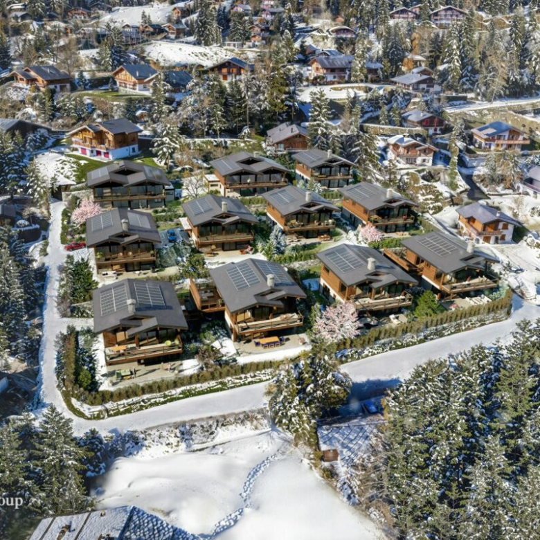 High-end chalet with private garden