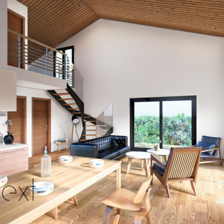 Châtaignier C - Habitat moderne au pied des Alpes