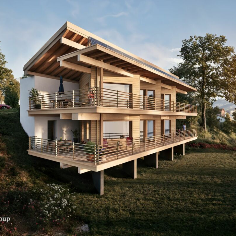 Im Herzen von Naters: 4,5-Zimmer-Wohnung mit Bergblick