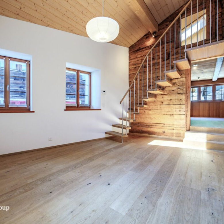 Fully renovated Valais house in the old village center of Leuk