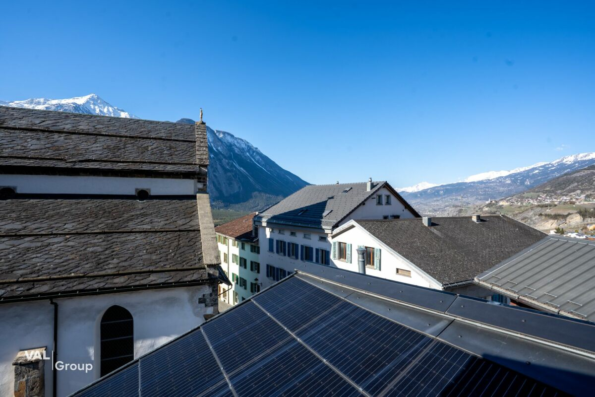Fully renovated Valais house in the old village center of Leuk