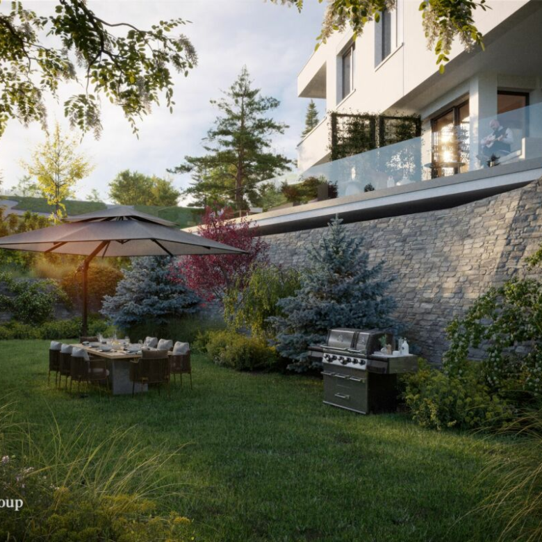 Votre nouvelle résidence avec jardin privé dans une villa contemporaine en cours de construction