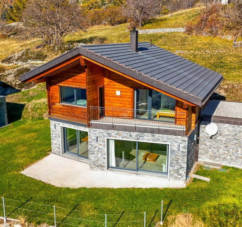 Exklusives möbliertes Haus mit Panoramablick auf die Alpen, ganzjährig zu mieten