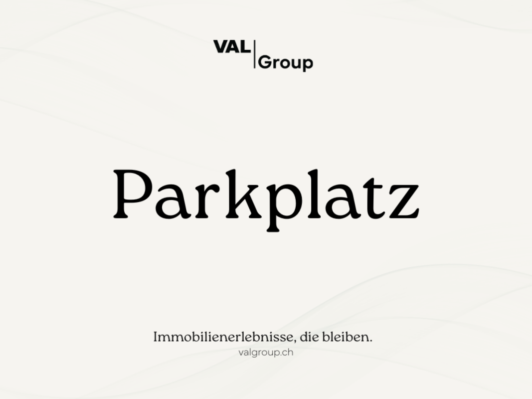 Aussenparkplatz zur Vermietung in zentraler Lage